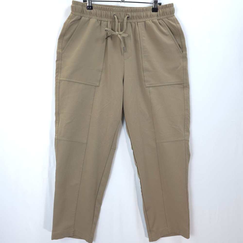 Mondetta‎ Cargo Joggers Women M Stretch Drawstring Tan Gorpcore Utility Pants